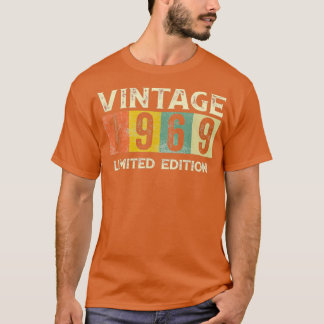 Camiseta Vintage 1969 Limited Edition Gift 52nd Birthday