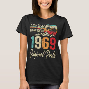 Camiseta Vintage 1969 Original Parts 53rd Birthday