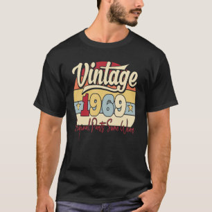 Camiseta Vintage 1969 peças originais Algumas Vestem a 54ª