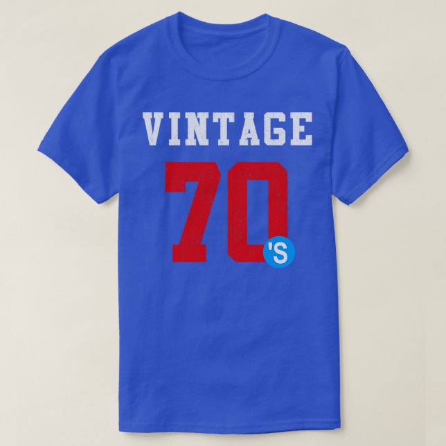 camiseta vintage 1970 back impressão on (Frente do Design)