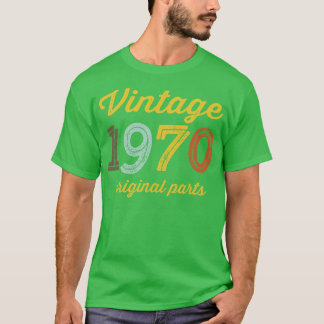 Camiseta Vintage 1970 Partes originais