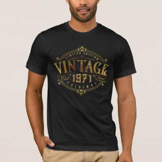 Camiseta Vintage 1971 Original Parts Limited Edition