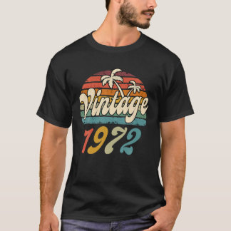 Camiseta Vintage 1972 50Th Birthday Limited Edition 50 Year