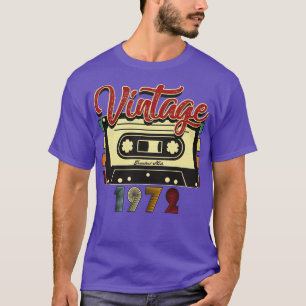 Camiseta Vintage 1972 - Maiores acertos em fita cassete