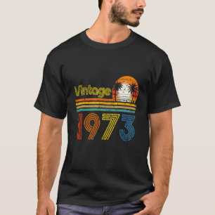 Camiseta Vintage 1973, 49 Anos, Homens E Mulheres 49º Nasci