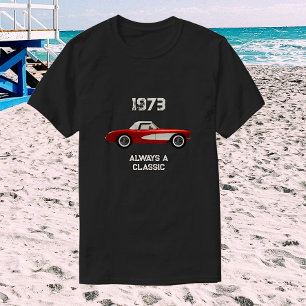Camiseta Vintage 1973 50º Ano - 2023 Personalizado