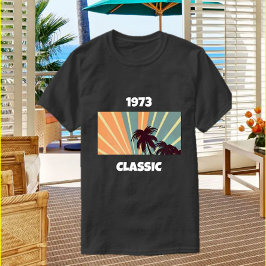 Camiseta Vintage 1973 50º ano - Personalizar