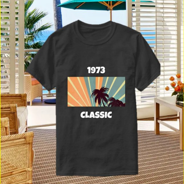 Camiseta Vintage 1973 50º ano - Personalizar (Criador carregado)