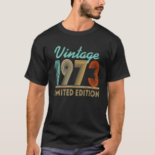 Camiseta Vintage 1973 Limited Edition 50th Birthday Women