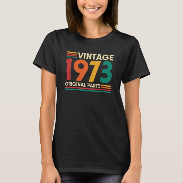 Camiseta Vintage 1973 Limited Edition 51rua Aniversário (Frente)