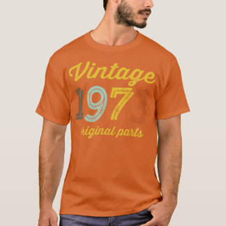 Camiseta Vintage 1973 Partes originais