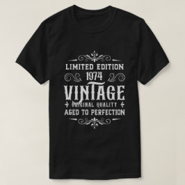 Camiseta Vintage 1974 Original Parts 50th Birthday Gift