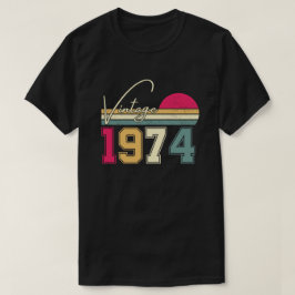 Camiseta Vintage 1974, Presente de 50º Aniversário