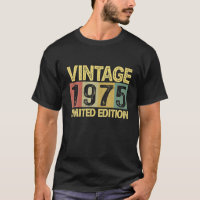 Vintage 1975 Bday 47 Anos Engraçado 47º Aniversári
