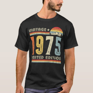Camiseta Vintage 1975 feita em 1975 47º Aniversário 47 anos