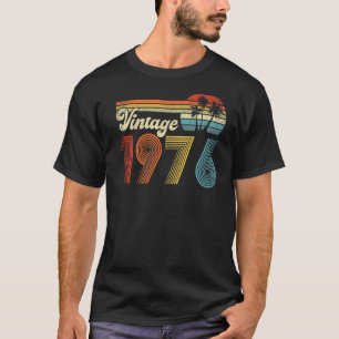 Camiseta Vintage 1976 Feita Em 1976 47º Aniversário 47 Anos