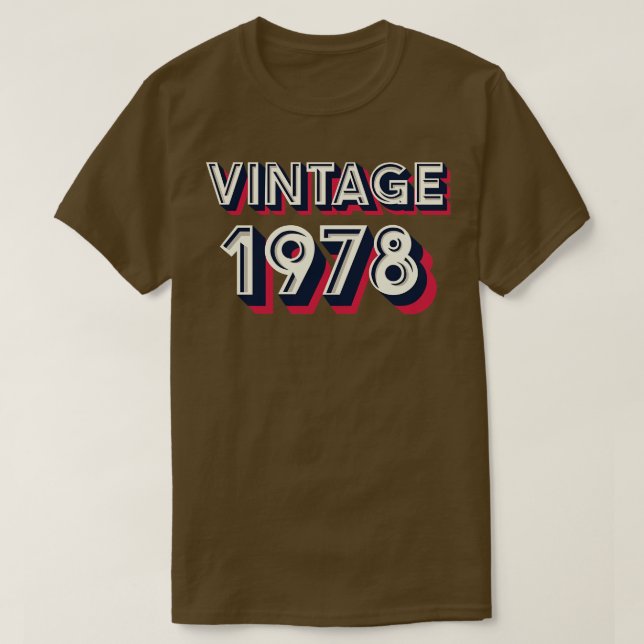 Camiseta Vintage 1978 2 (Frente do Design)