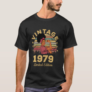 Camiseta Vintage 1979 Feita Em 1979 42nd Birthday Women 42