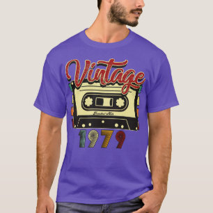 Camiseta Vintage 1979 - Maiores acertos em fita cassete