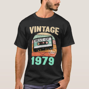 Camiseta Vintage 1979 Vintage Cassette Tape Best of