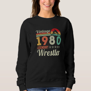 Camiseta Vintage 1980, Luta lendária do Wrestler