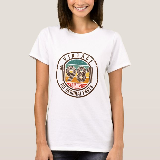 Camiseta Vintage 1981 (Frente)
