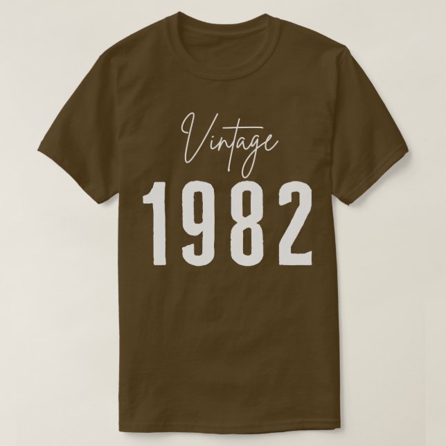 Camiseta Vintage 1982 11 (Frente do Design)