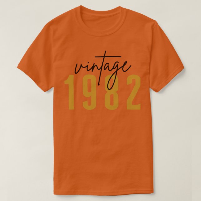 Camiseta Vintage 1982 25 (Frente do Design)
