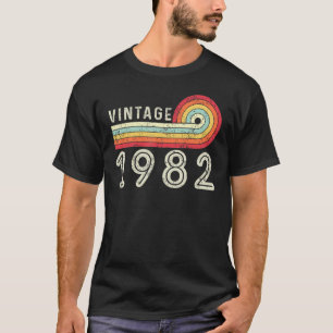 Camiseta Vintage 1982 aniversário de 40 anos 40 Anos 37
