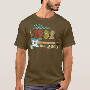 Camiseta Vintage 1982 presentes de aniversário, amantes de