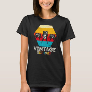Camiseta Vintage 1983 38th Birthday Cassette Tape For Men W