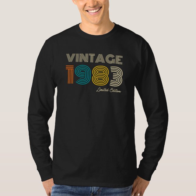 Camiseta Vintage 1983 41rua Aniversário (Frente)