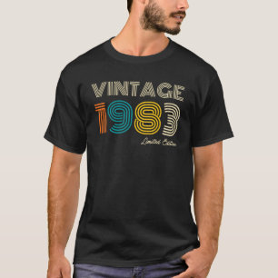 Camiseta Vintage 1983 41rua Aniversário