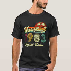 Camiseta Vintage 1983, aniversário de 40 anos de 40 anos
