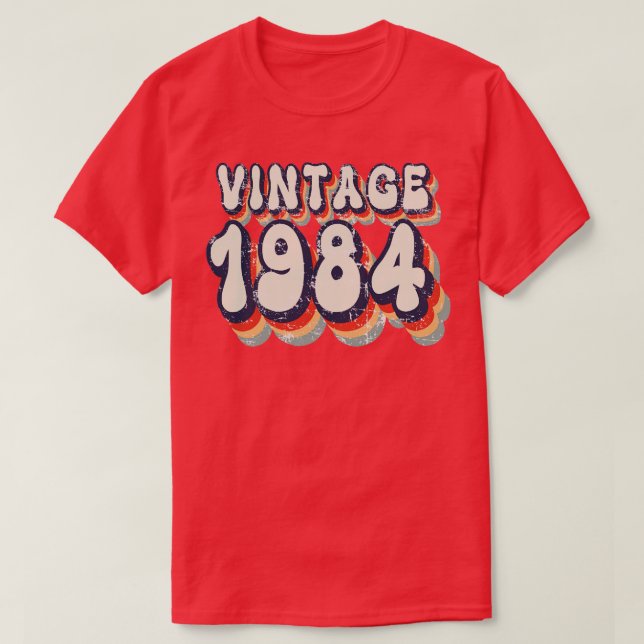Camiseta Vintage 1984 (Frente do Design)