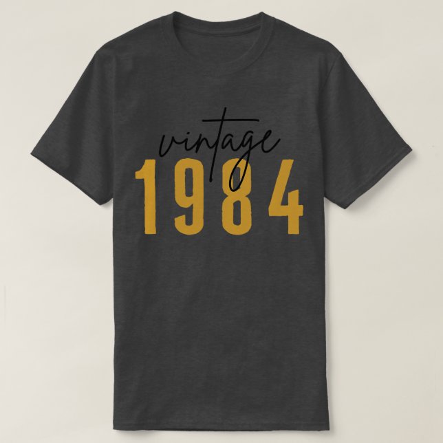 Camiseta Vintage 1984 25 (Frente do Design)
