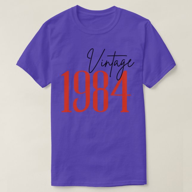 Camiseta Vintage 1984 28 (Frente do Design)