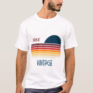 Camiseta Vintage 1984 - Stripe Retroativa Sun