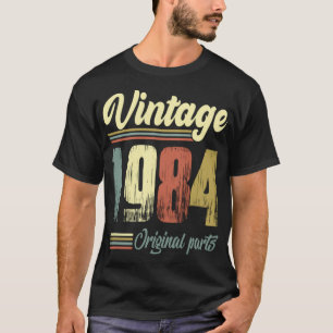 Camiseta Vintage 1984 Vintage 1984 Partes originais