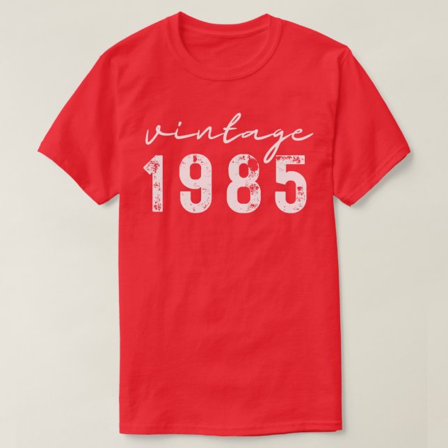 Camiseta Vintage 1985 12 (Frente do Design)