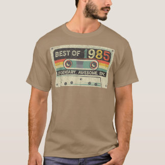 Camiseta Vintage 1985 Limited Edition Cassette Tape 37th Bi
