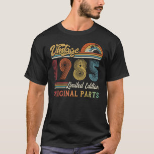 Camiseta Vintage 1985 Limited Edition Partes originais