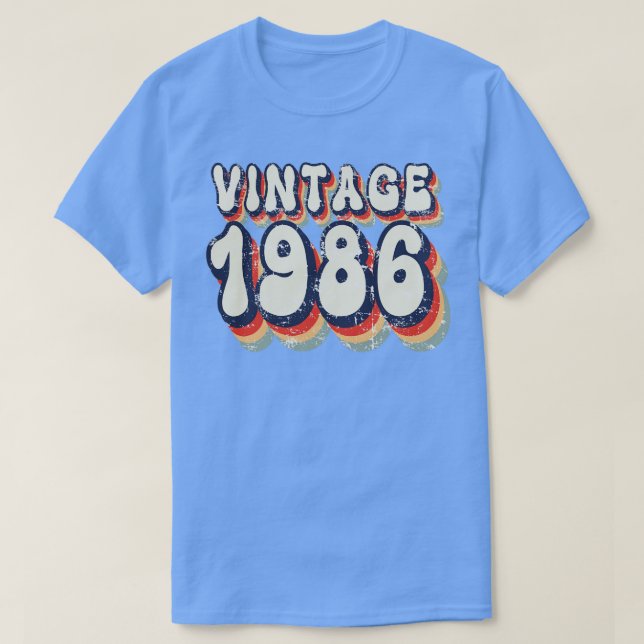 Camiseta Vintage 1986 (Frente do Design)