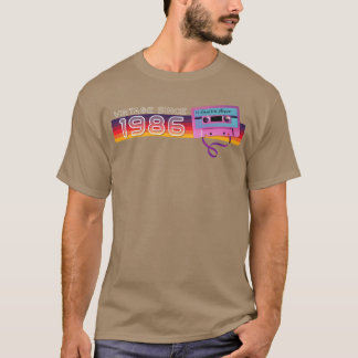Camiseta Vintage 1986 Retro Vintage Nostalgic Birthday frie