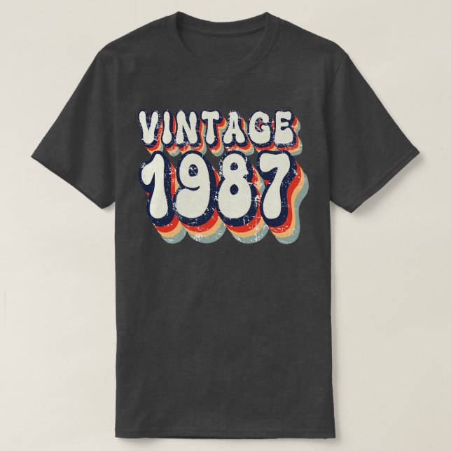 Camiseta Vintage 1987 (Frente do Design)