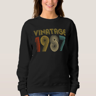 Camiseta Vintage 1987 35 Anos Meninos E Meninas 35º Nascime