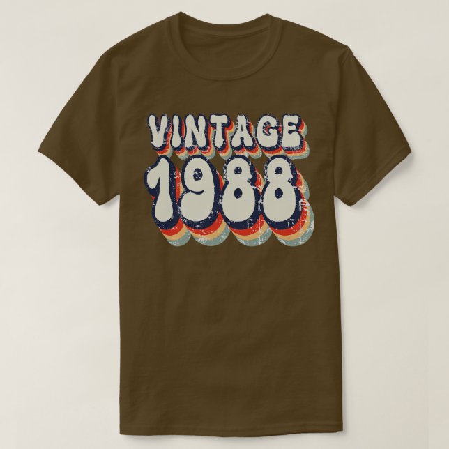 Camiseta Vintage 1988 2 (Frente do Design)