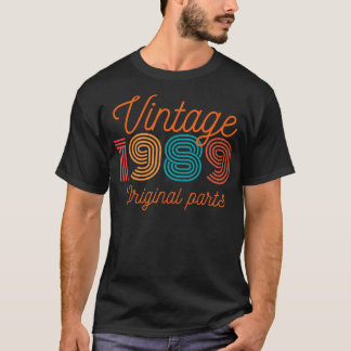 Camiseta Vintage 1989 Partes originais