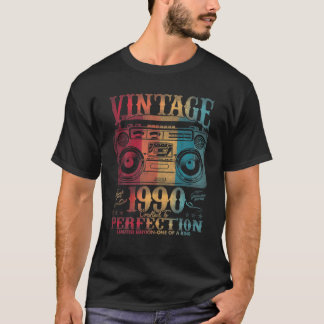 Camiseta Vintage 1990 Limited Edition 1990 31 Anos 31S