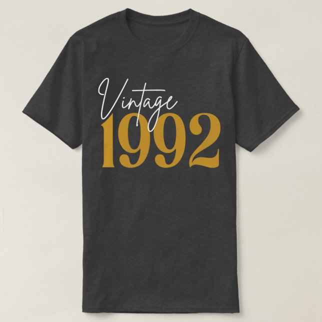 Camiseta Vintage 1992 (Frente do Design)